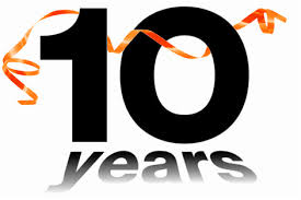 10 years - graphic